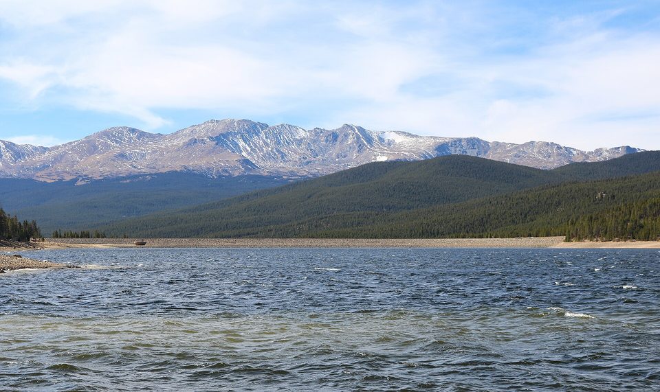 Turquoise Lake with the Sawatch Range across the water